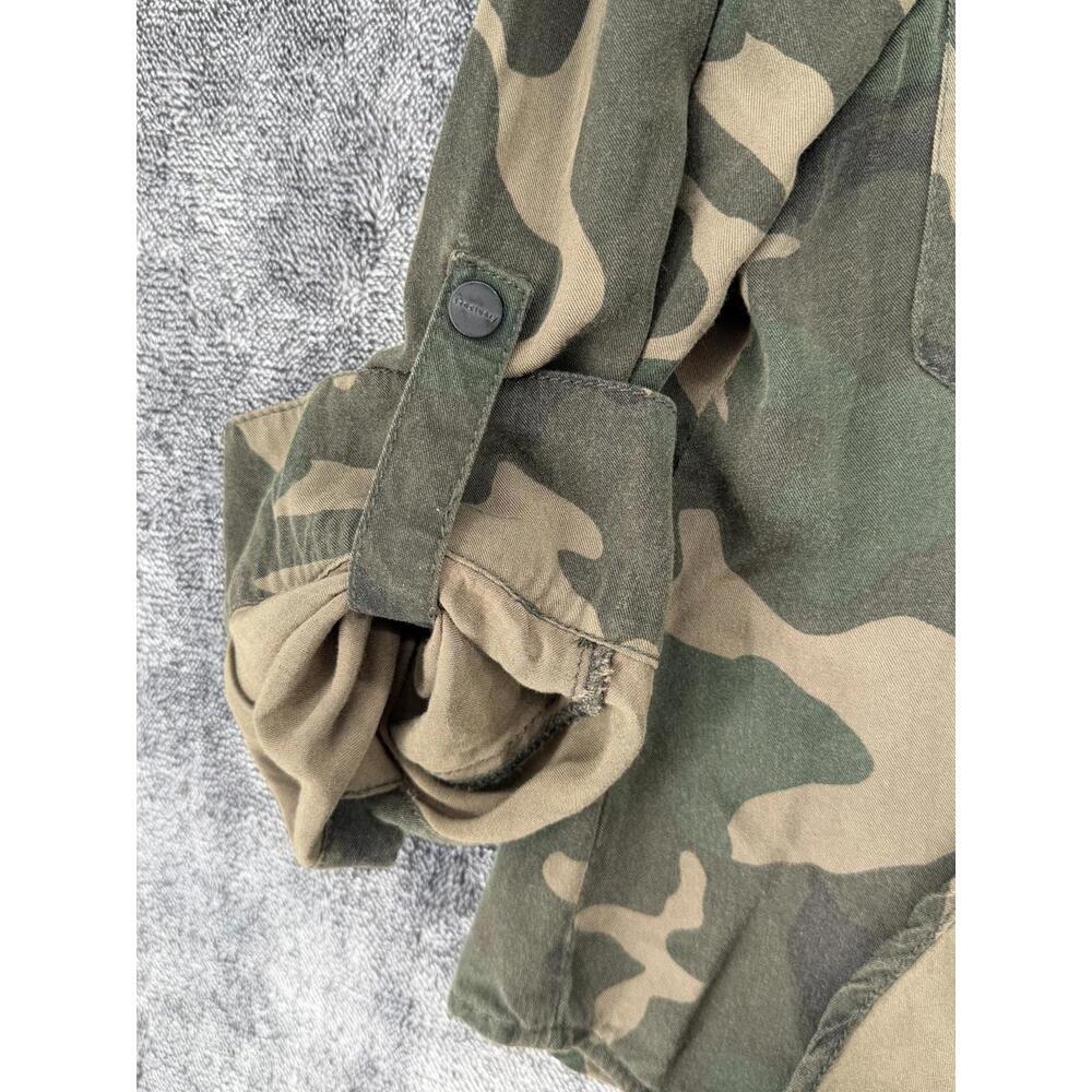 Sanctuary Camouflage Button-Up Shirt XS Military Fit Cotton - Picture 7 of 12